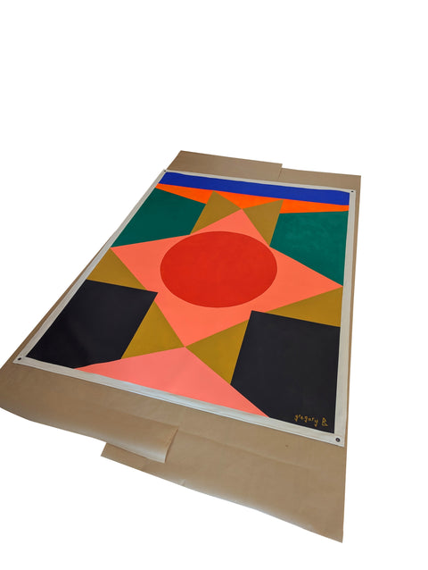 Therein Lies The Folds - 166cm x 217cm
