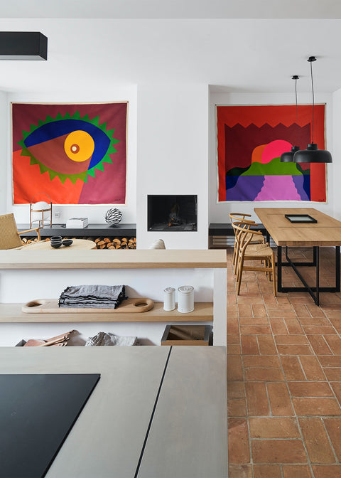 The Setting Eye - 195cm x 163cm