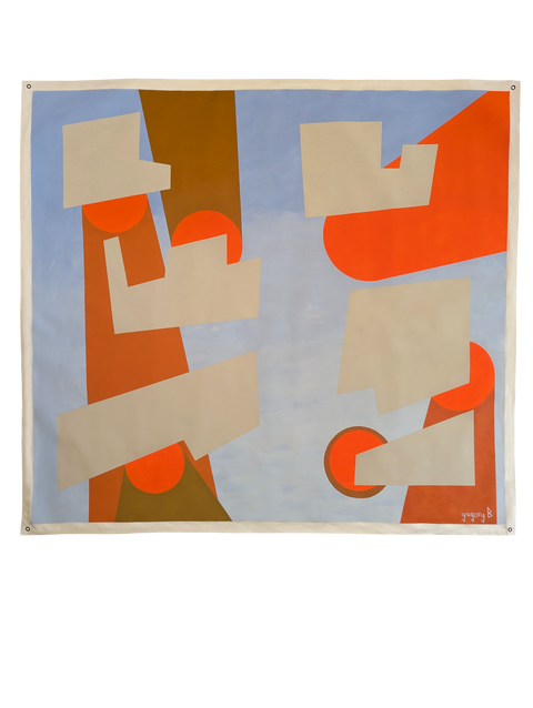 Six Clouds For Six Suns - 211cm x 195cm