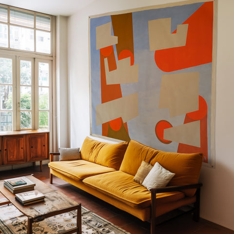 Six Clouds For Six Suns - 211cm x 195cm