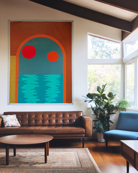 The Two Suns Of Father John - 163cm x 216cm