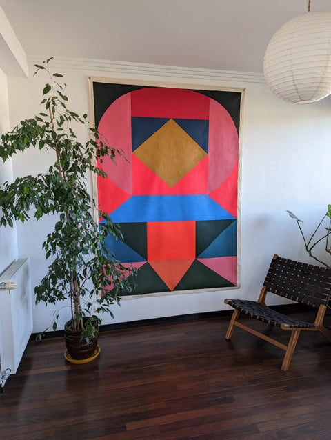 Cocoon (Spirit Dot-serie) - 160cm x 220cm