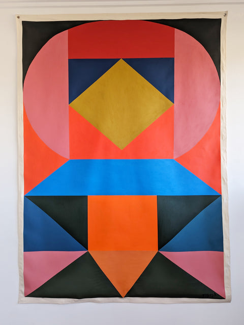Cocoon (Spirit Dot-serie) - 160cm x 220cm
