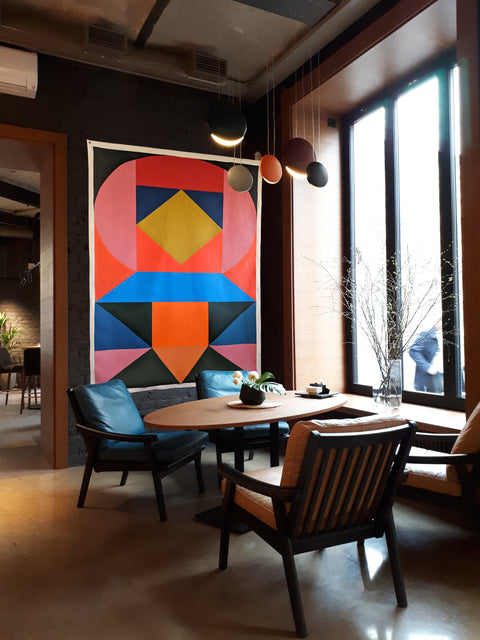 Cocoon (Spirit Dot-serie) - 160cm x 220cm