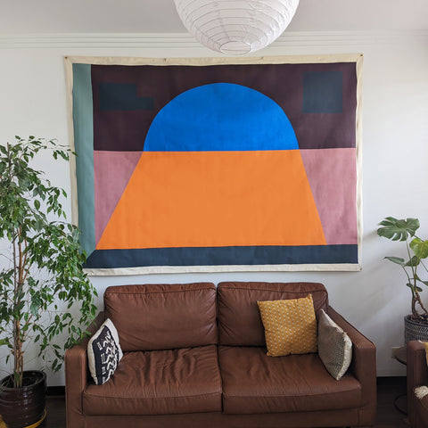 Vanuit mijn raam - 218cm x 160cm