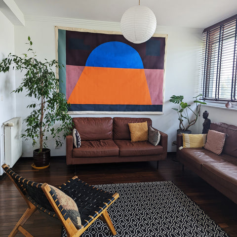 Vanuit mijn raam - 218cm x 160cm