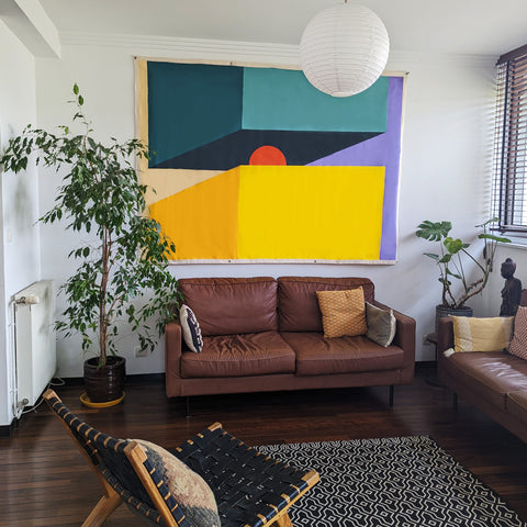 Ik ben hier - 218cm x 160cm