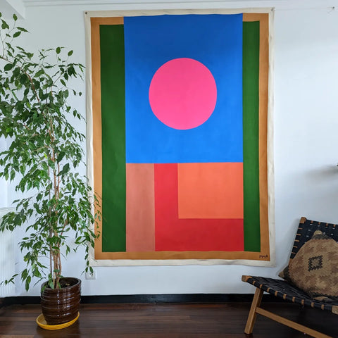 Een Spaanse zonsondergang - 160cm x 218cm