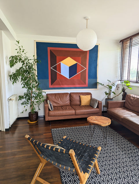 Kubus in het kwadraat - 218cm x 160cm