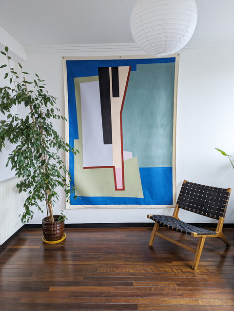 De roestlijn - 160cm x 220cm