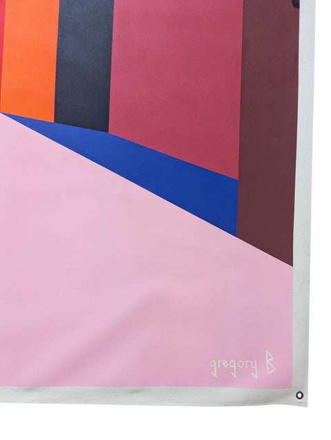 Blue Door White Heat - 163cm x 215cm