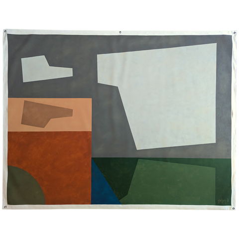 Down There In The Shadow Of The Clouds - 215cm x 160cm