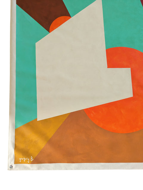 Four Clouds And A Bunch Of Suns - 280cm x 215cm