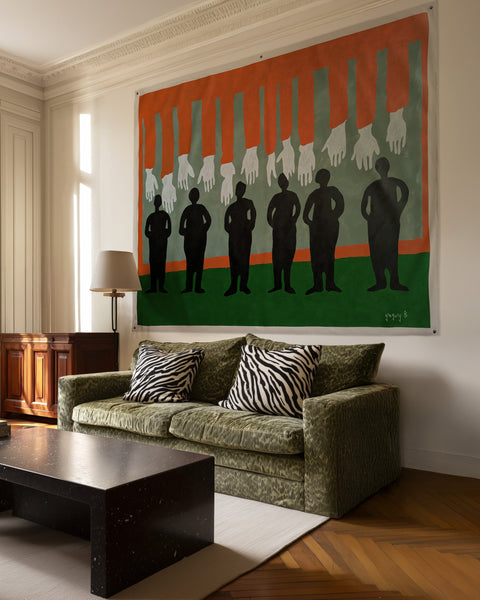 Hands Down The Beast - 216cm x 170cm