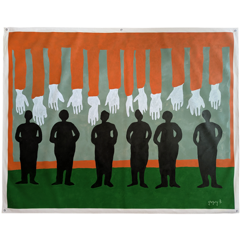 Hands Down The Beast - 216cm x 170cm