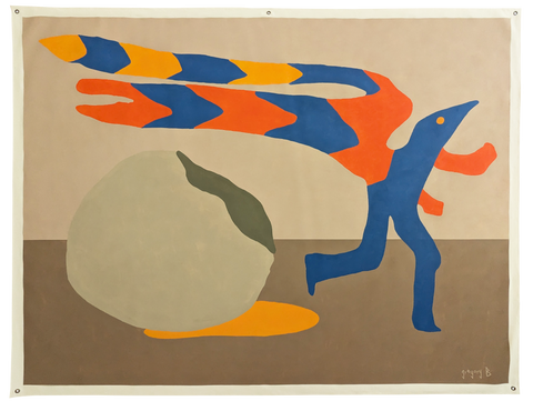 The Egg, The Man, The Myth - 216cm x 166cm