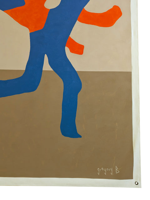 The Egg, The Man, The Myth - 216cm x 166cm