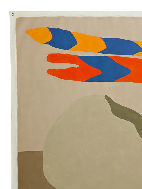 The Egg, The Man, The Myth - 216cm x 166cm