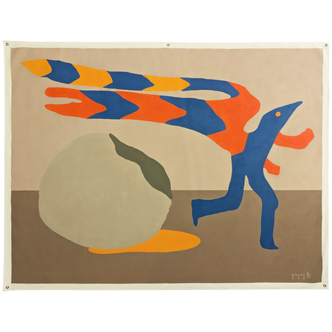 The Egg, The Man, The Myth - 216cm x 166cm
